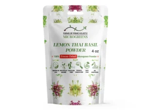 Lemon Thai Basil (Freeze-Dried) Microgreens Powder | 4 oz